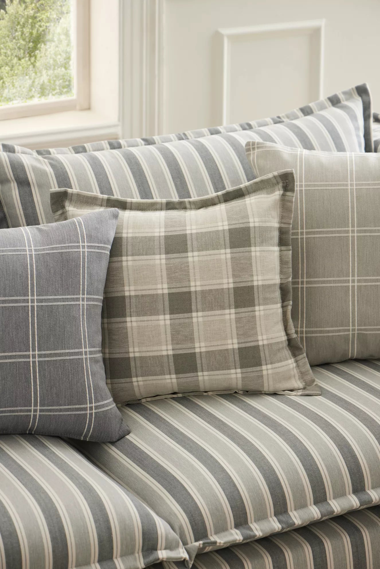 Harrington Cushion covers by Warwick Fabrics