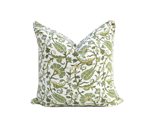 Olive Green and yellow Floral by Laura & Kiran