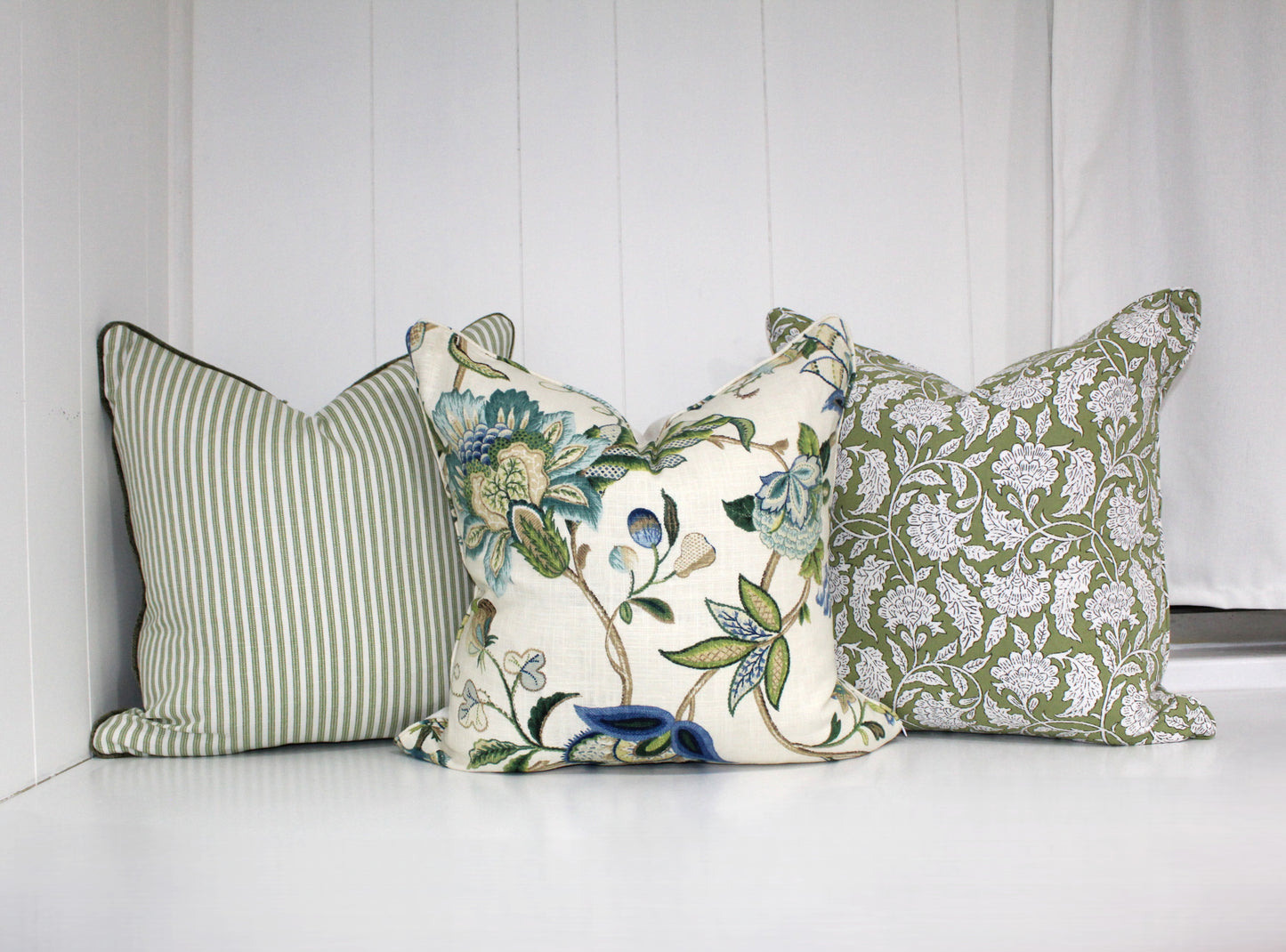 Olive Green Mini Floral by Laura & Kiran