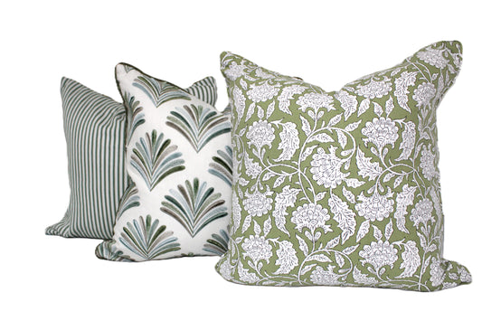 Olive Green Mini Floral by Laura & Kiran