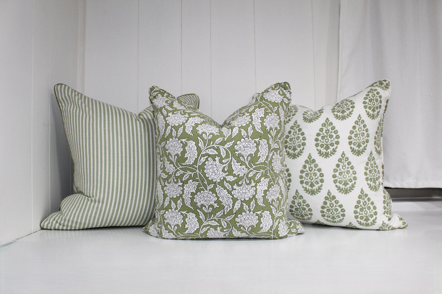 Olive Green Mini Floral by Laura & Kiran