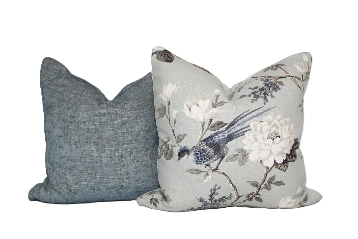 Duck egg cushion cover by Warwick Fabrics