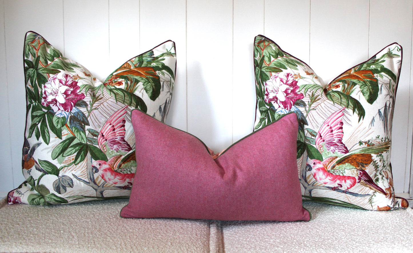 Designers Guild - The Rose - FJD6006/02 Tuberose Cushion covers. Made in Australia