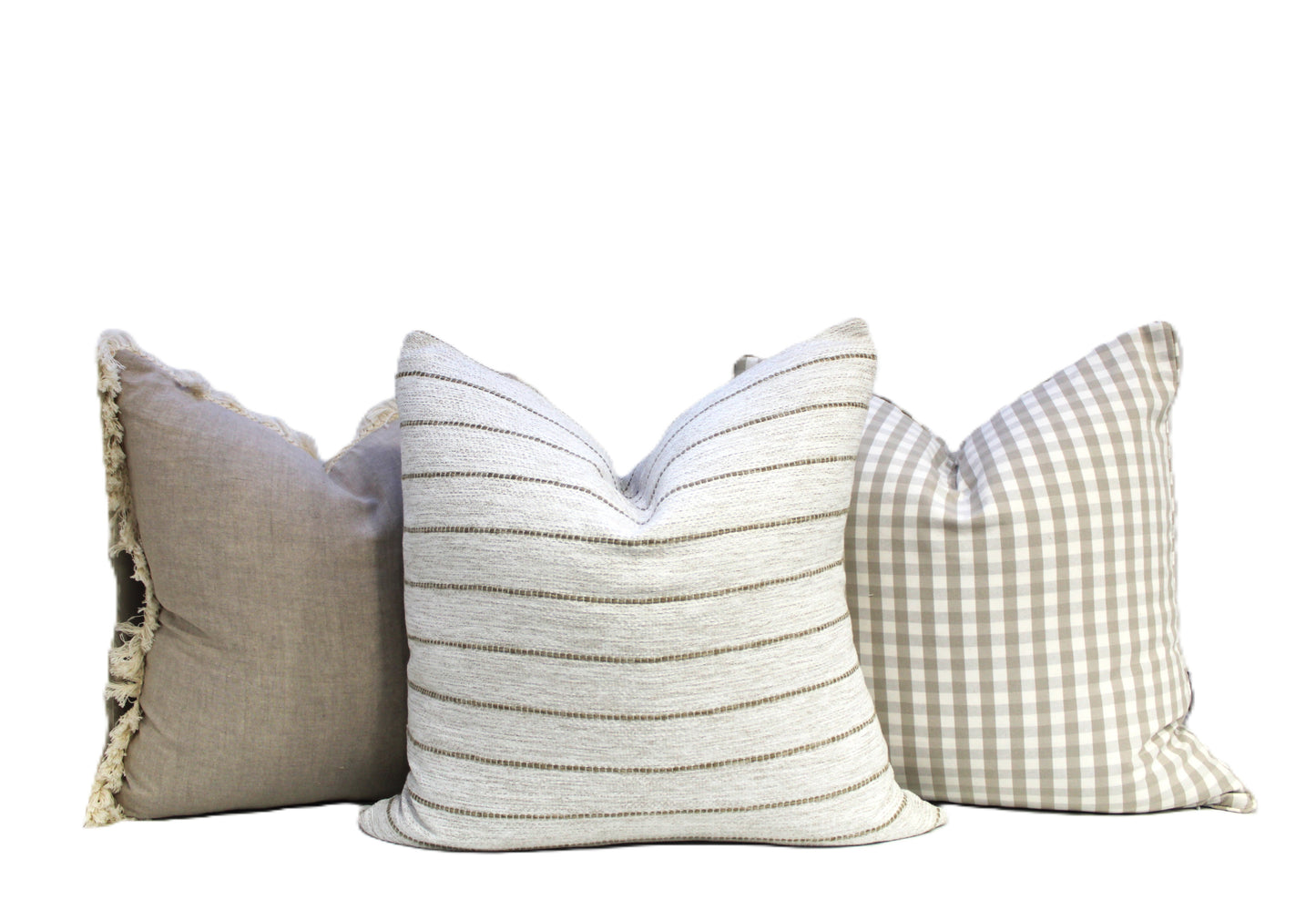 Raw Basketweave Cushion covers