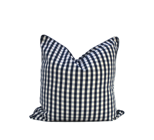 Nelson Navy Check by Acacia Textiles