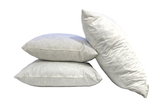 Duck feather cushion inserts. All sizes available. Made in Australia