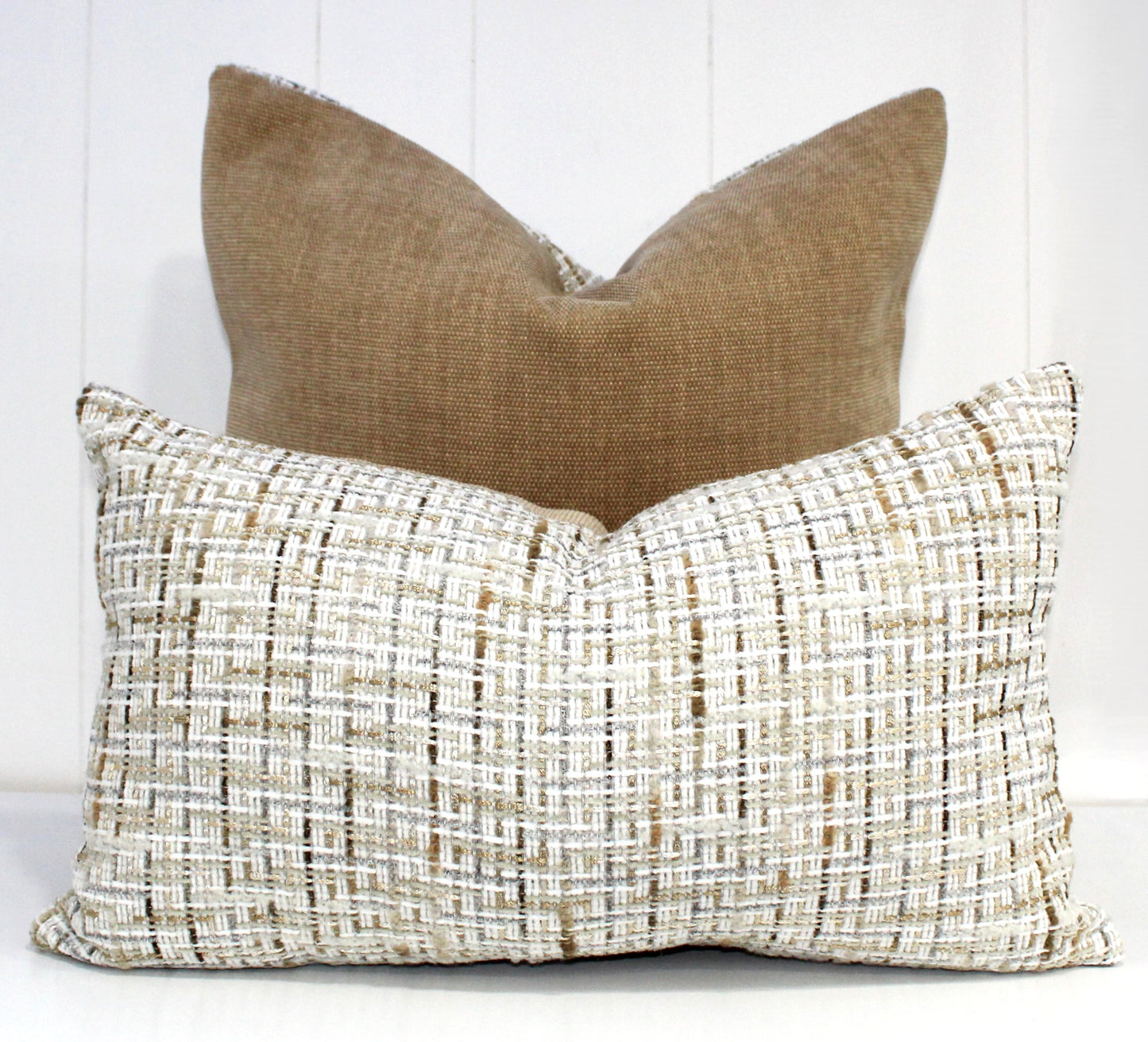 Gold weave Cushion covers