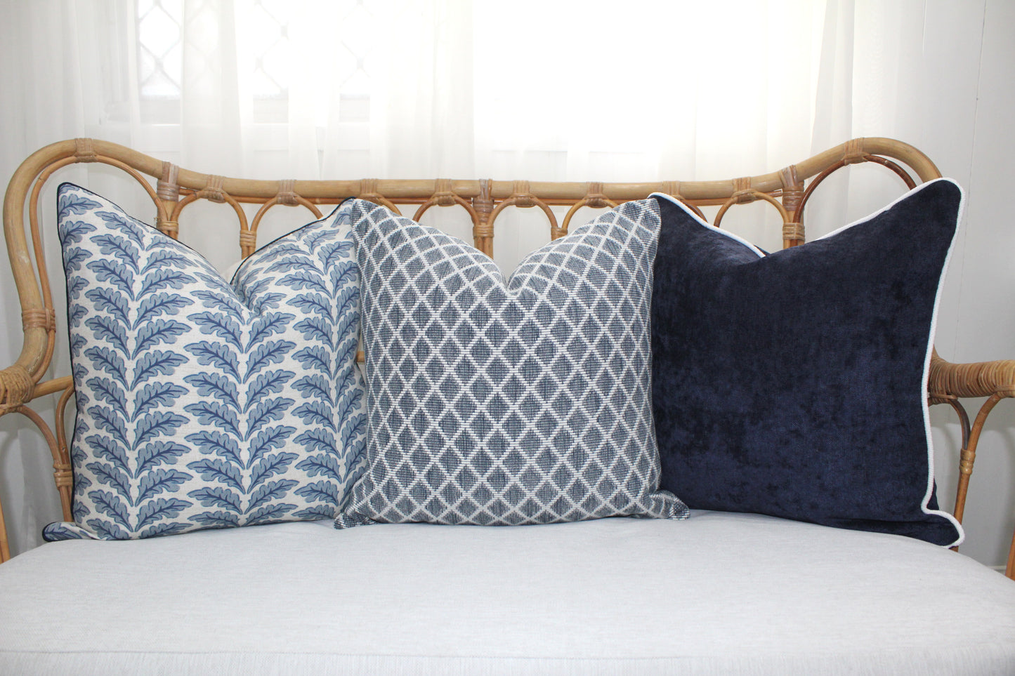 Alvita Diamond Cushion Covers by Warwick Fabrics