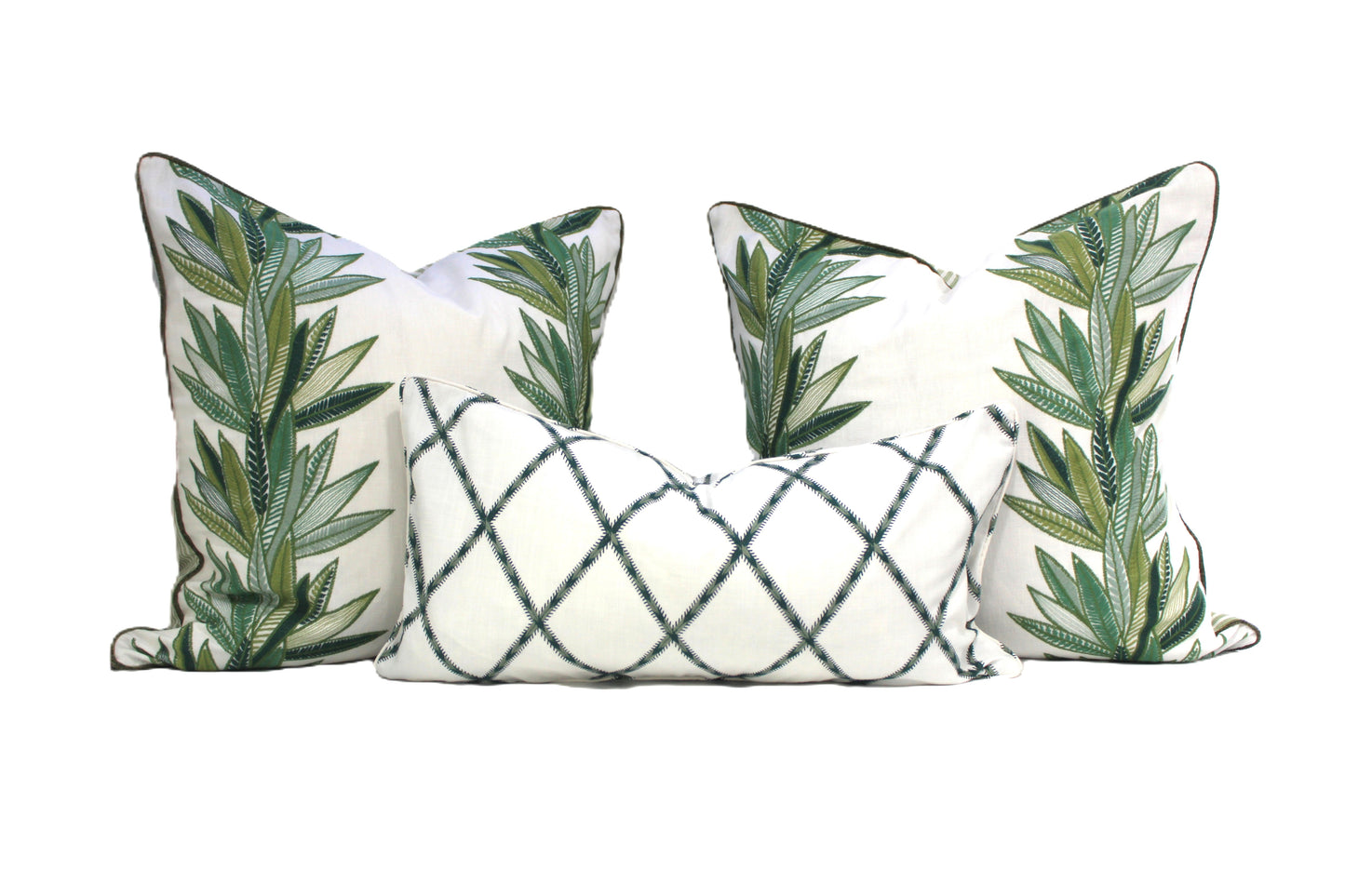 Bundle deal: Embroidered cushions with Feather inserts