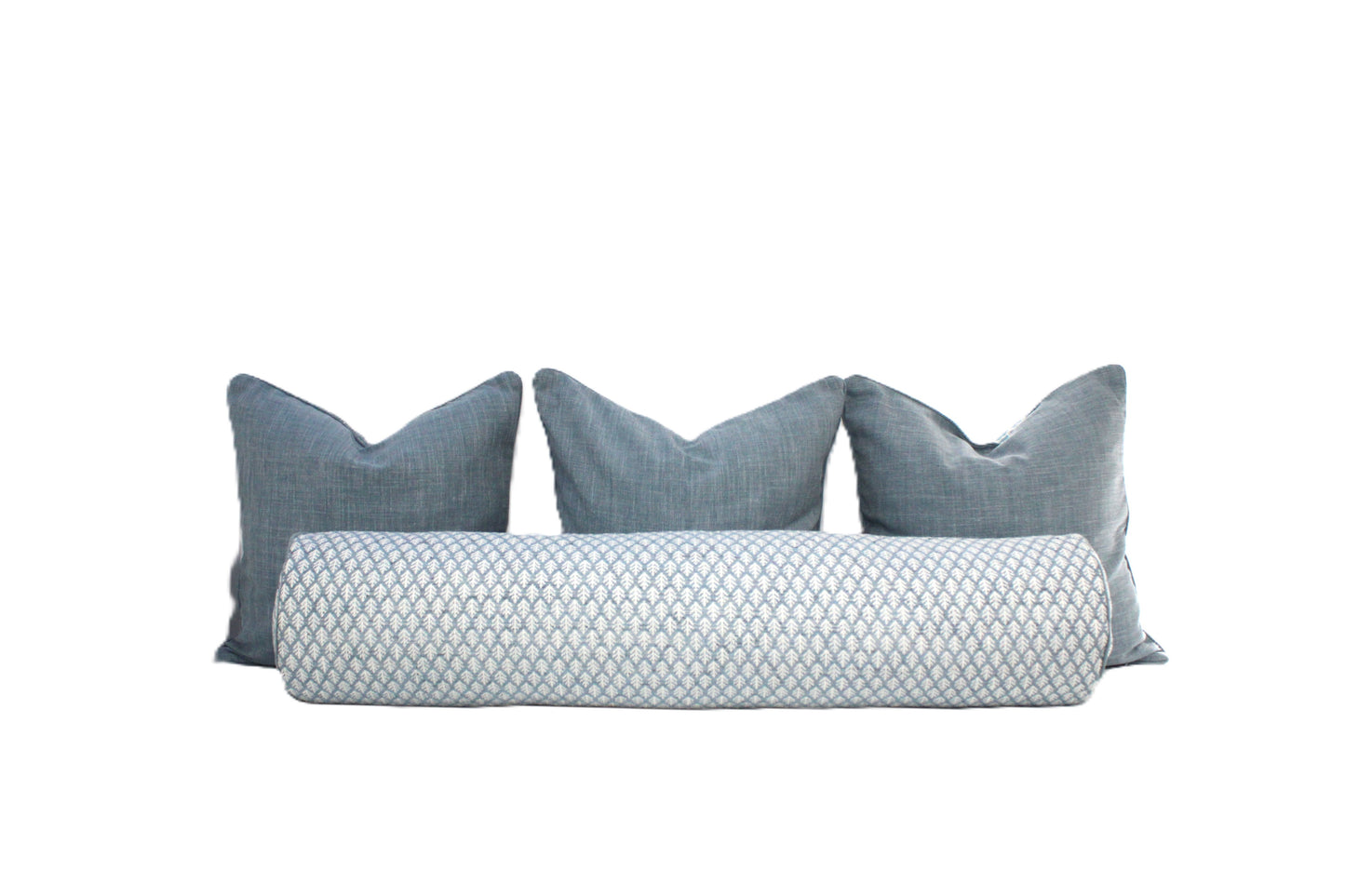 Duck Egg Bolster Cushions Bundle (4 cushions)