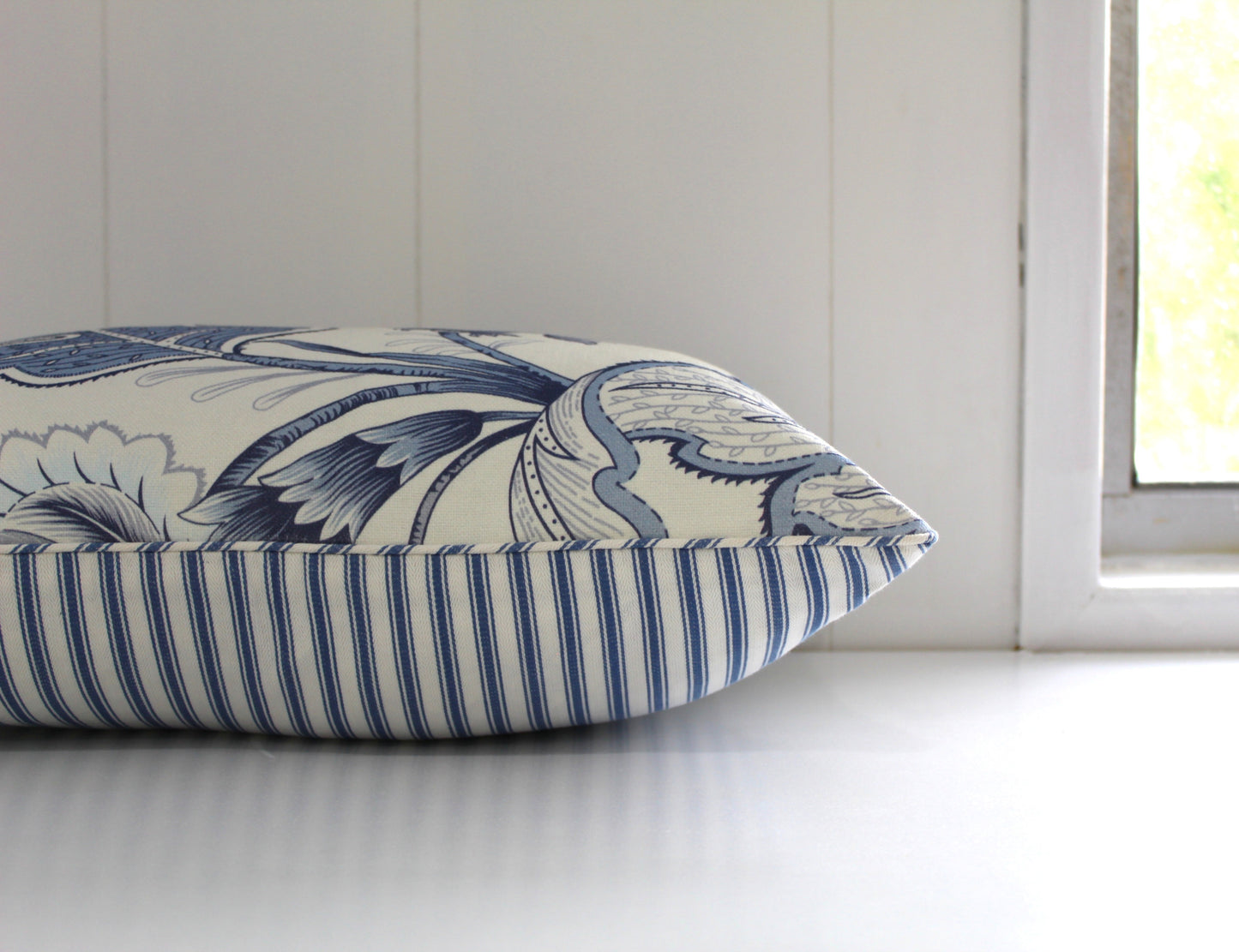 Thornbury Sky 30x50 covers by Warwick Fabrics Reversible