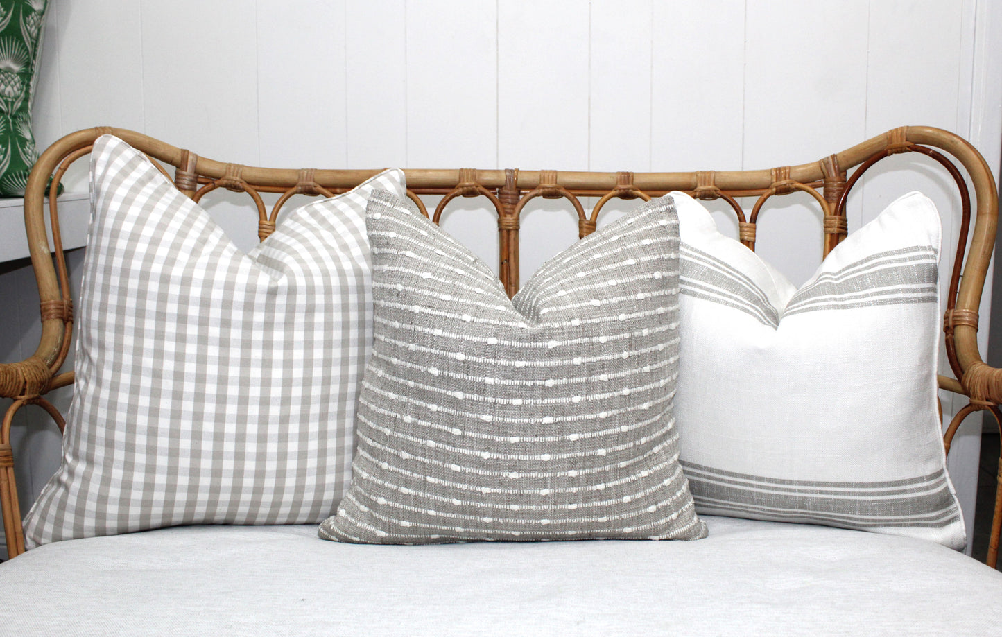 Large Bold Striped Navy Stripe Cushion covers