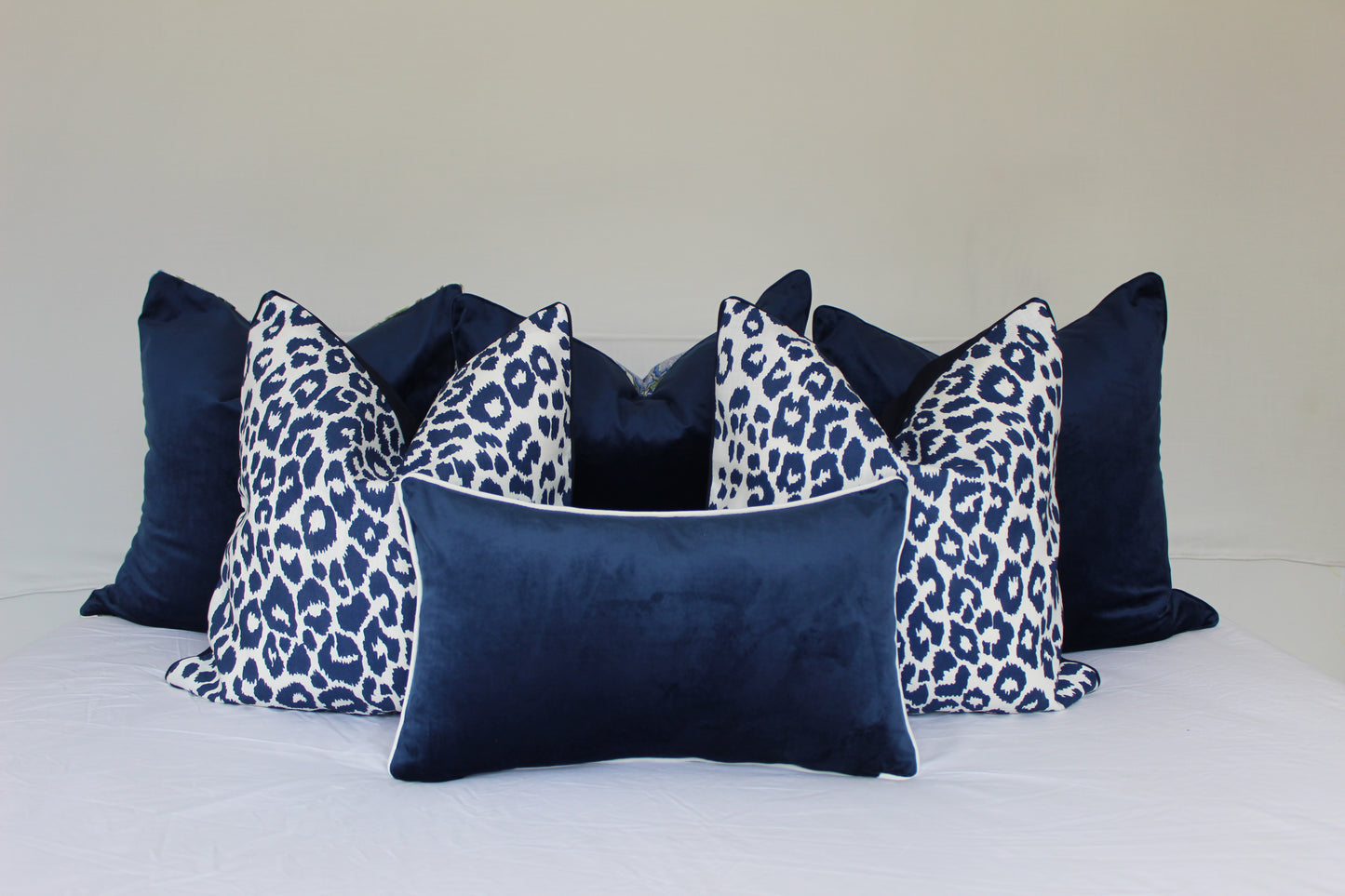 Iconic Leopard in Ink cushion Covers by Schumacher
