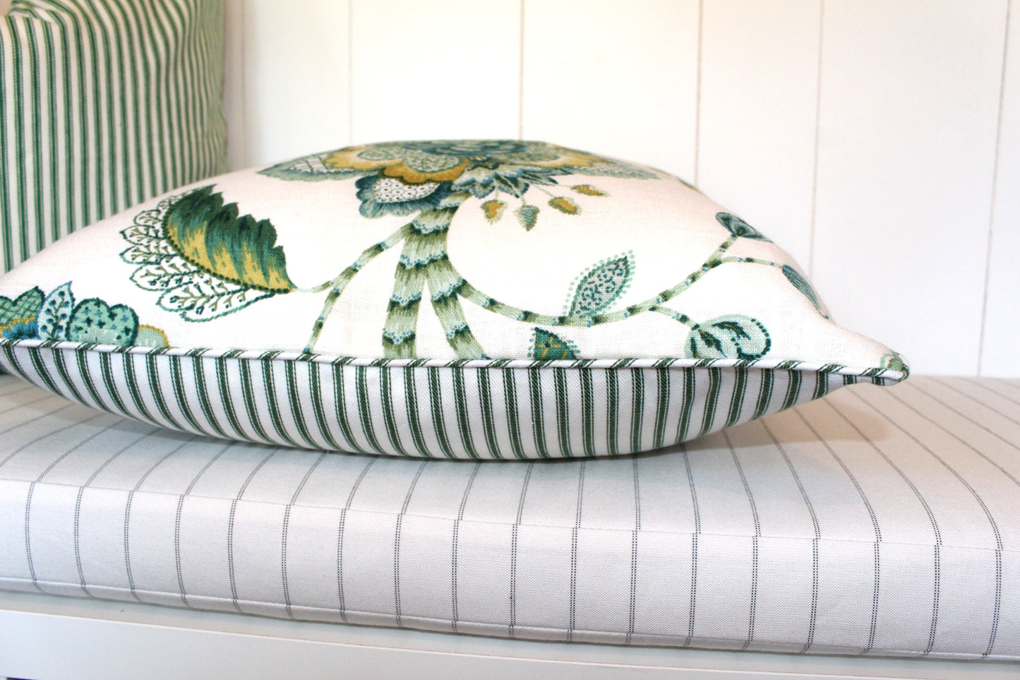 Exclusive Italian Linen Jacobean Cushion covers