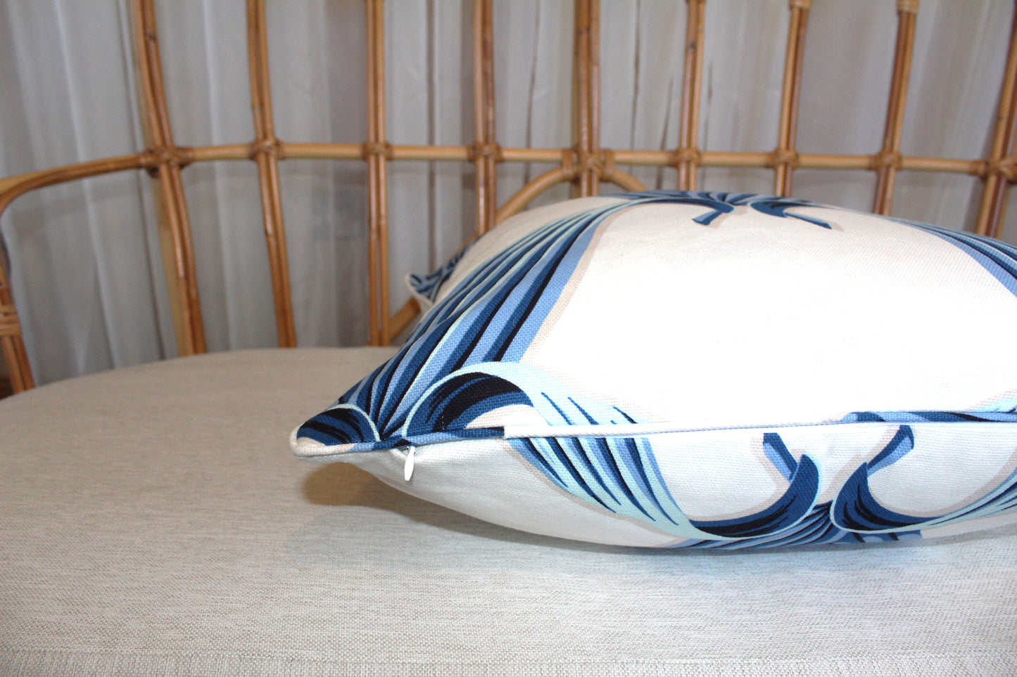 Blue Leaf Cushion covers