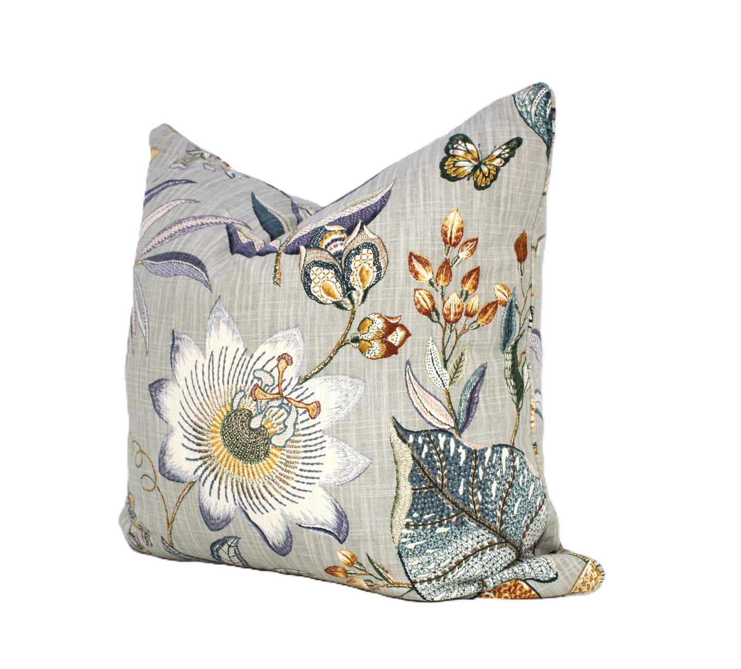 Orchid Floral pillow cover