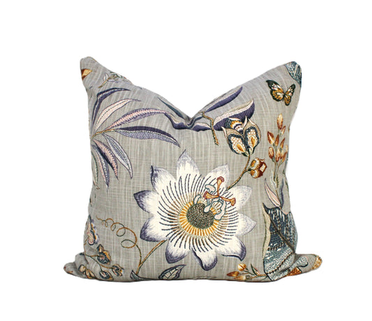 Orchid Floral pillow cover