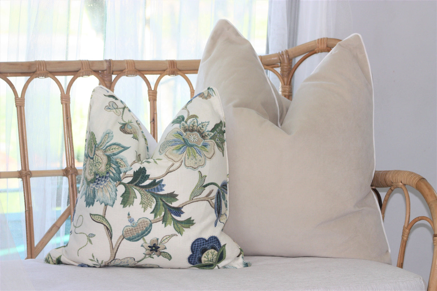 Malmsbury Sapphire Cushion Covers