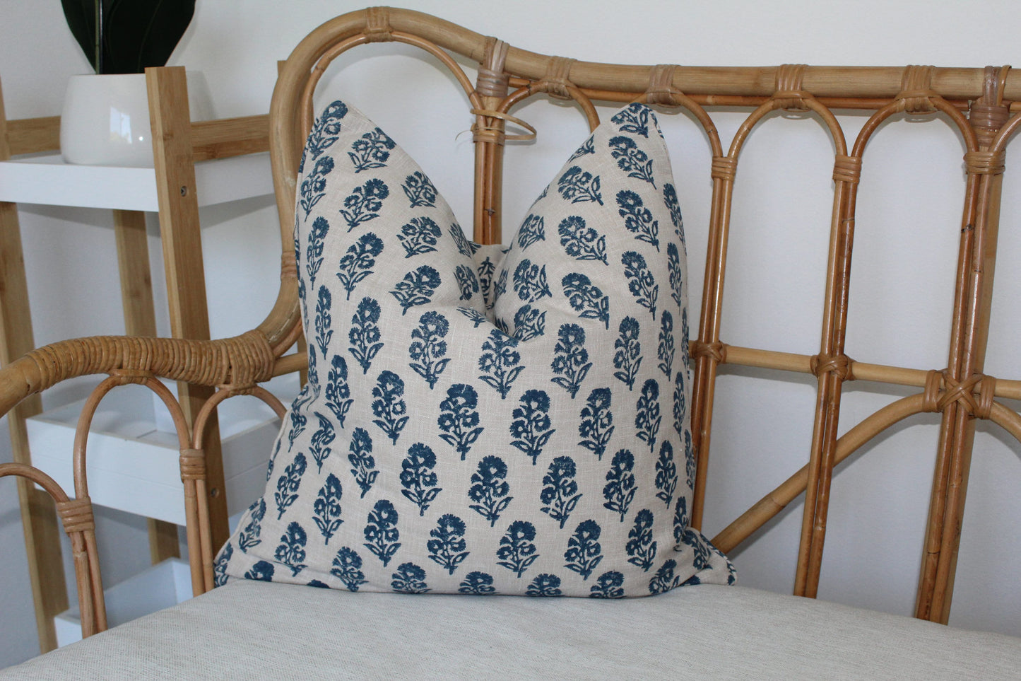 Allie Blockprint Cushion covers by Ralph Lauren 45x45 Reversible