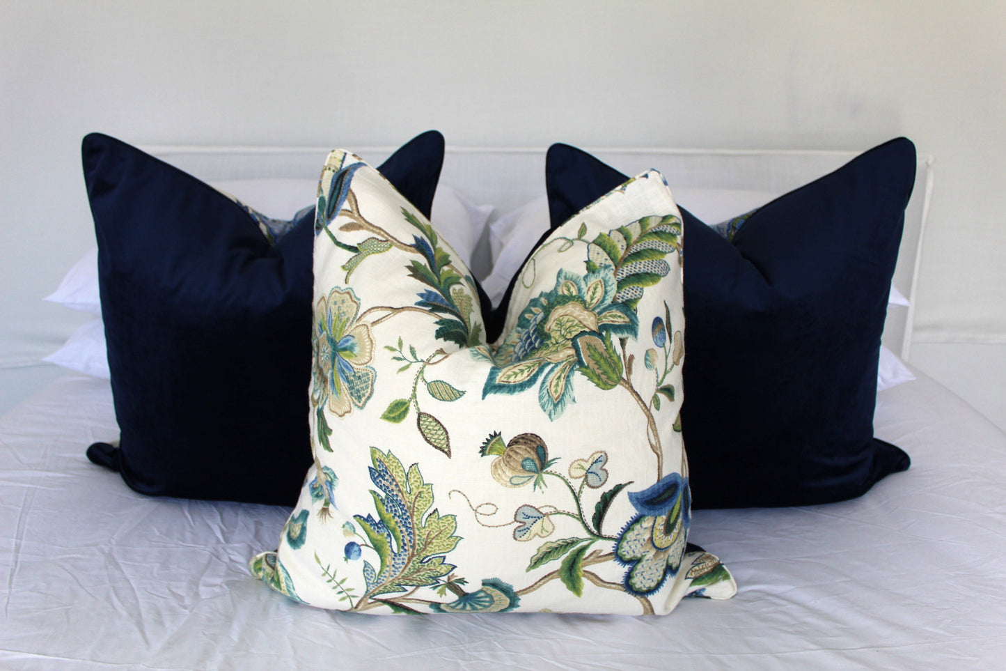 Navy Velvet Cushion Covers
