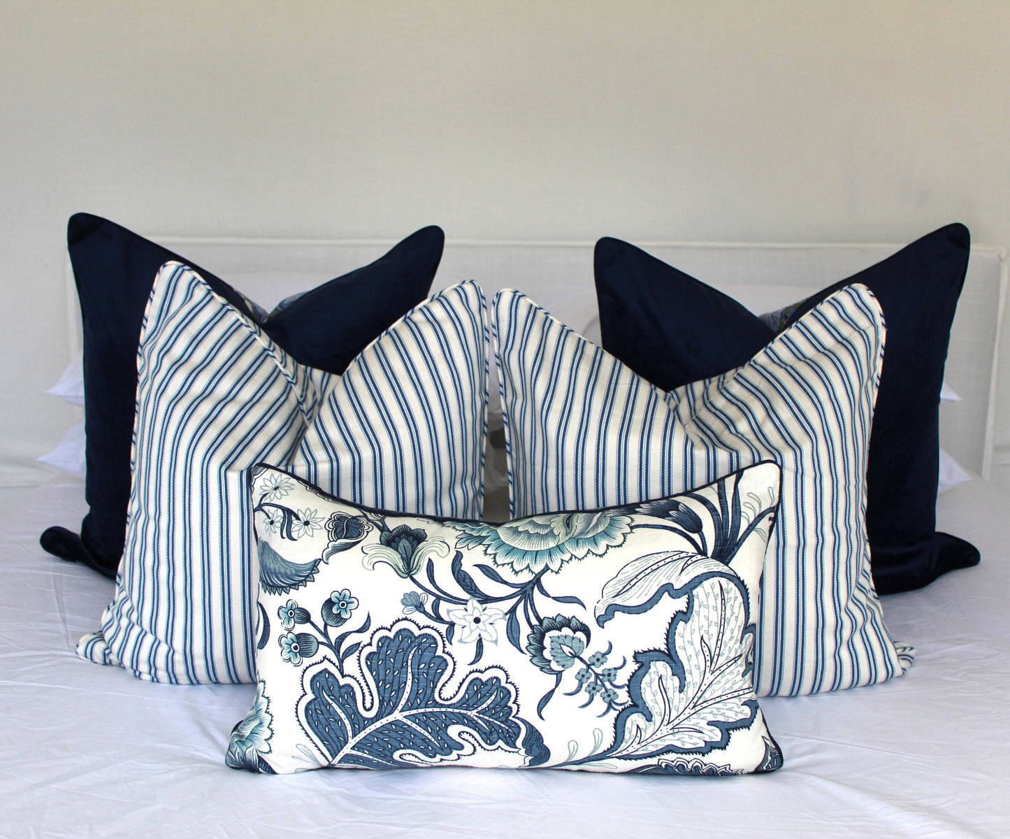 Navy Velvet Cushion Covers