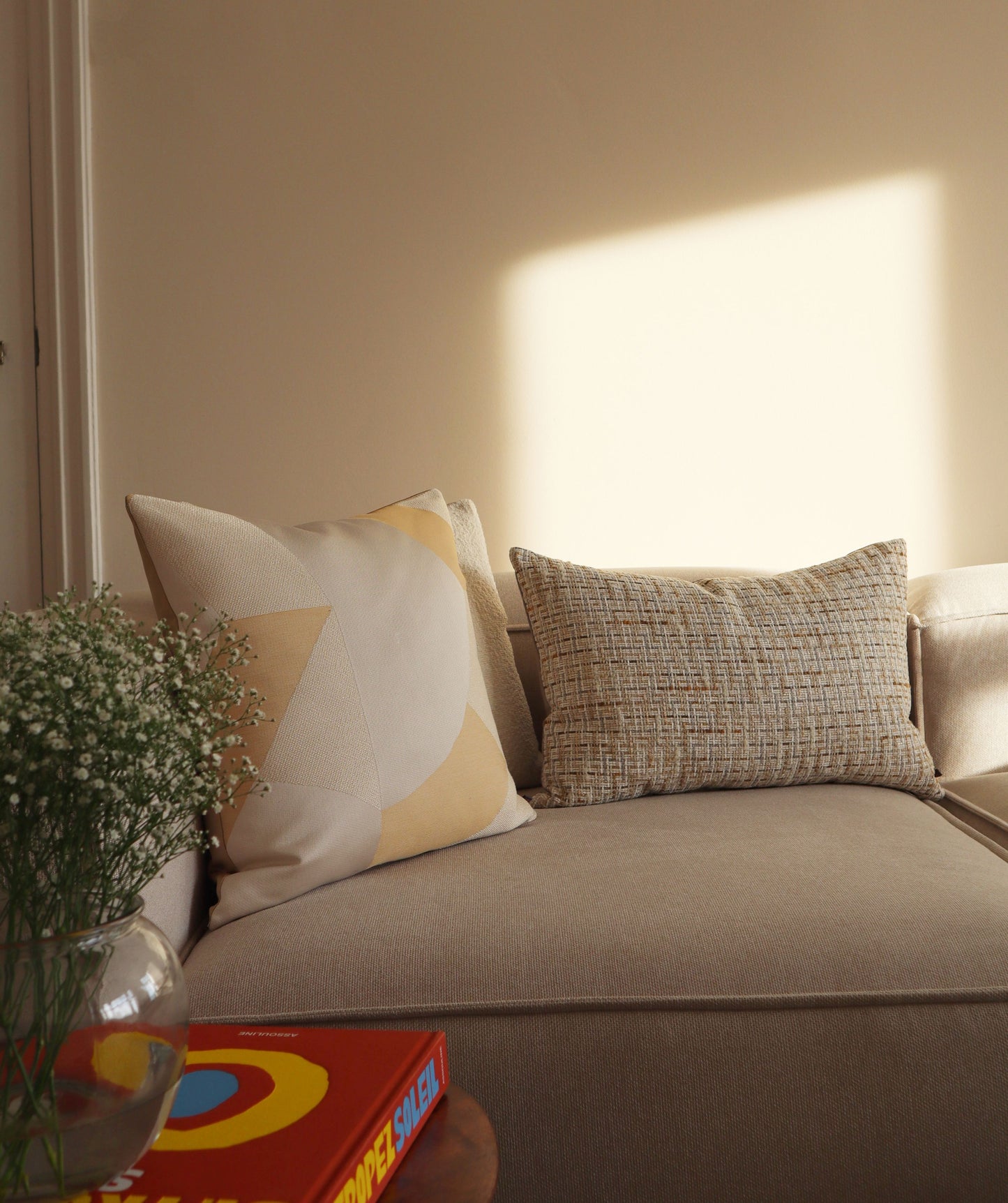 Gold weave Cushion covers