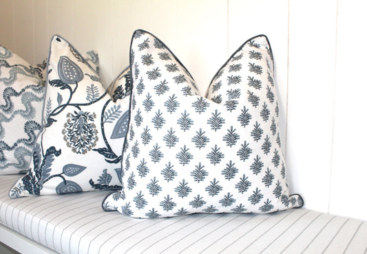Shy Blue Cushion covers