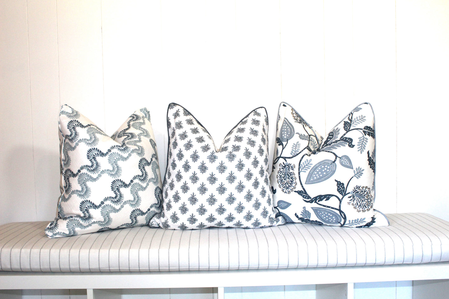 Shy Blue Cushion covers