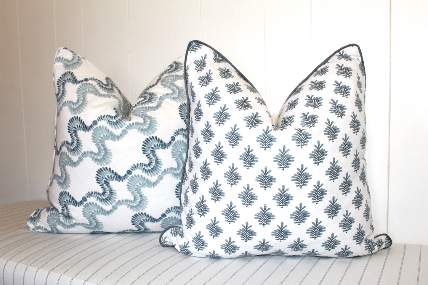 Shy Blue Cushion covers