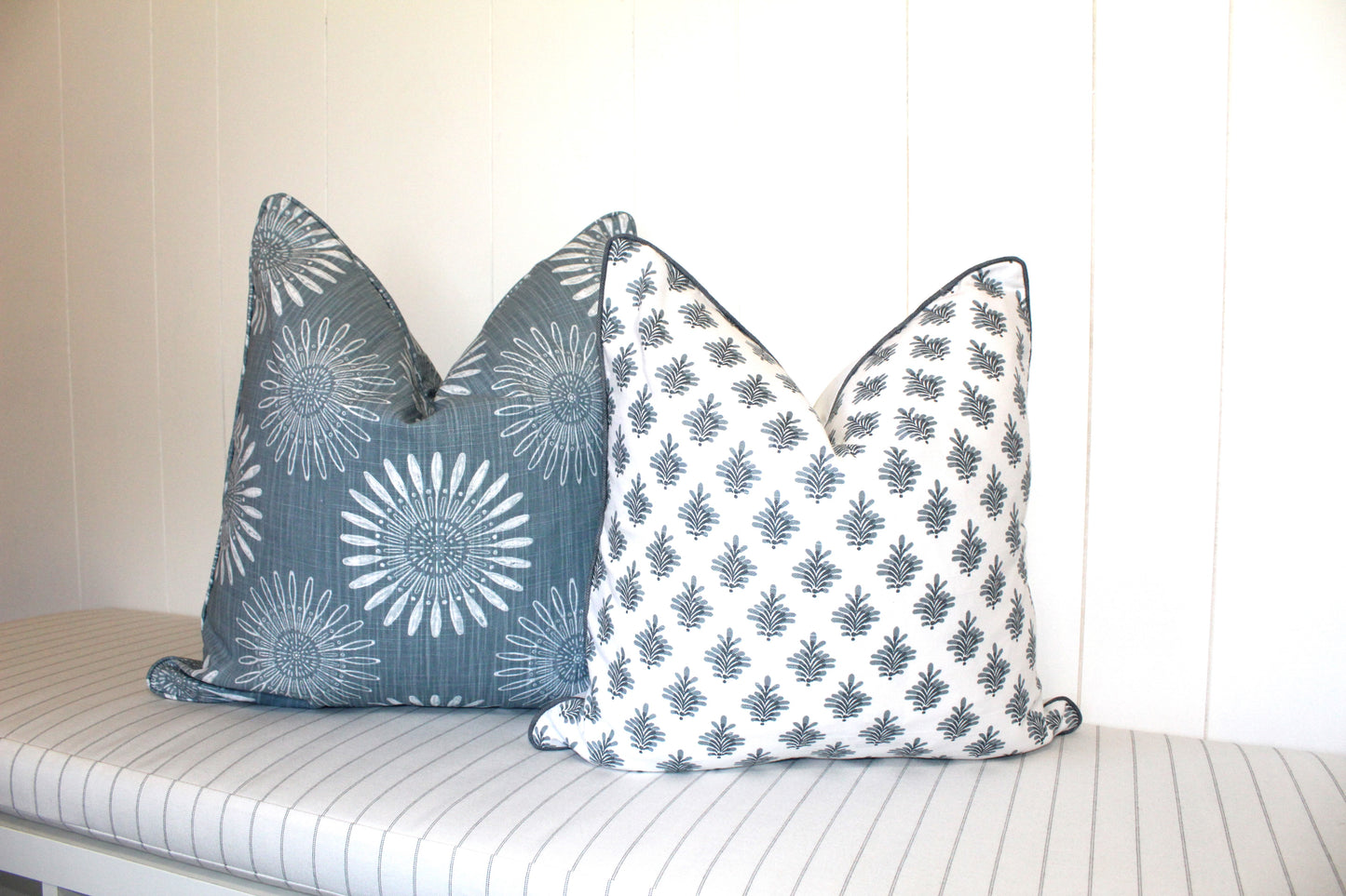 Shy Blue Cushion covers