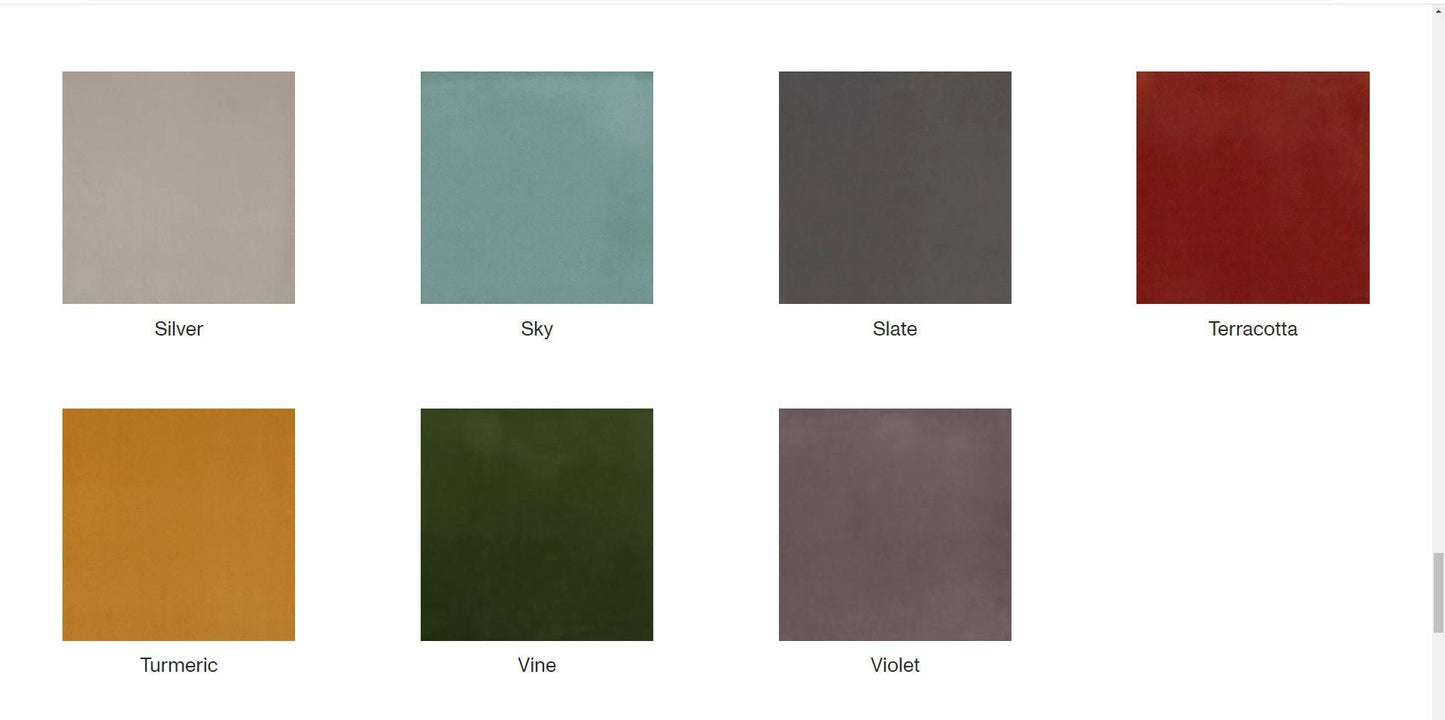 Plush Velvet cushion covers in 35 colors