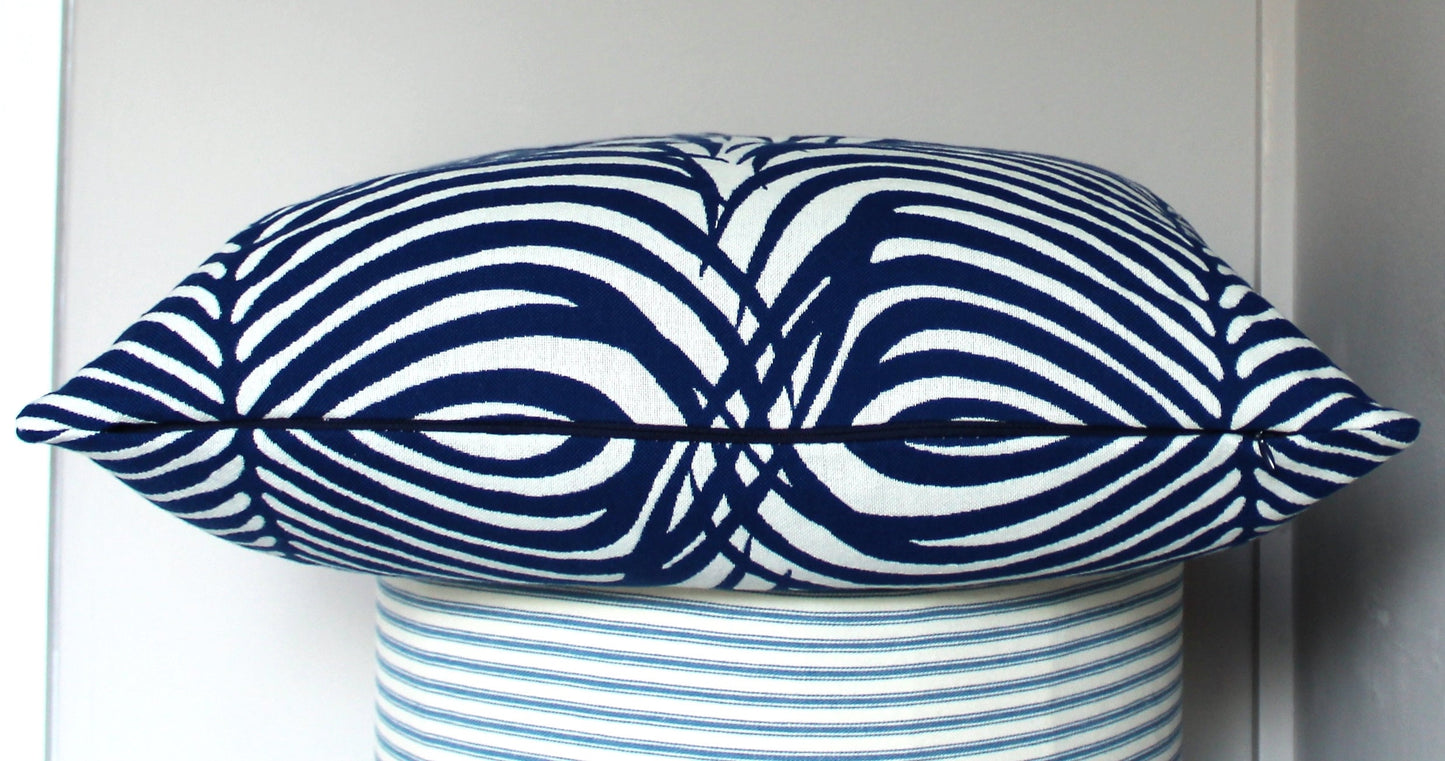 Zebra Palms Cushion covers by Schumacher
