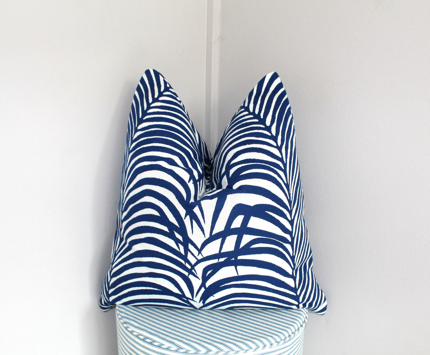 Zebra Palms Cushion covers by Schumacher