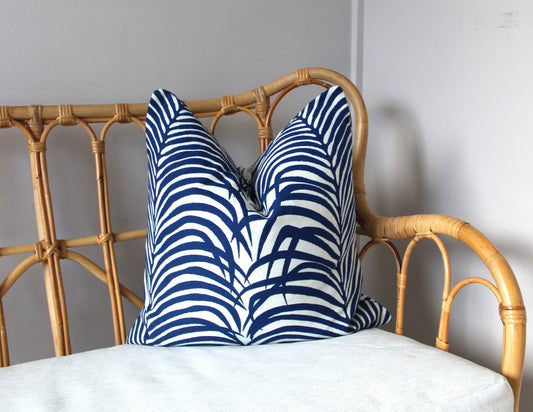Zebra Palms Cushion covers by Schumacher