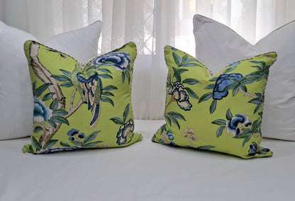 Thibaut Green Cushion Covers