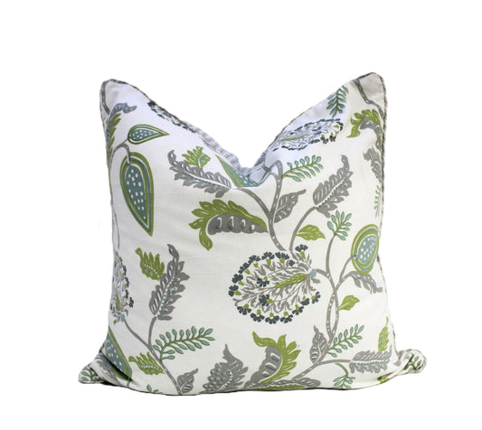 Palampore Cushion covers Green Colorway