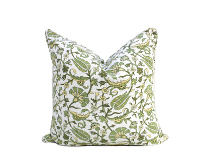 Olive Green and yellow Floral by Laura & Kiran