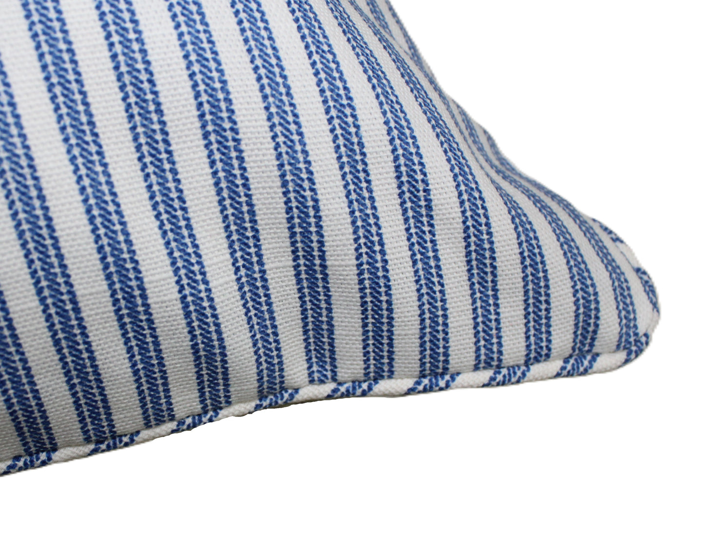 Denim Ticking Striped cushion covers