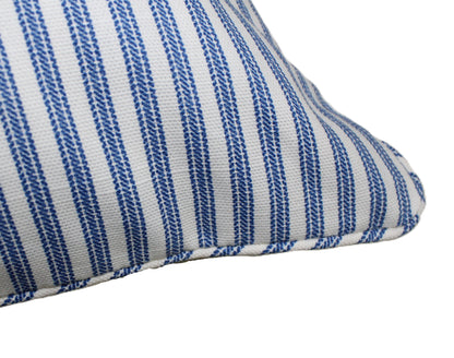 Denim Ticking Striped cushion covers