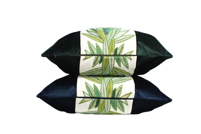 Eucalyptus Velvet Cushion Covers