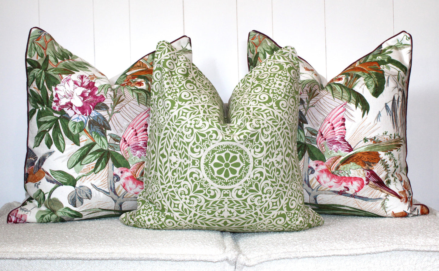 Geometric Printed Feature cushion cover.