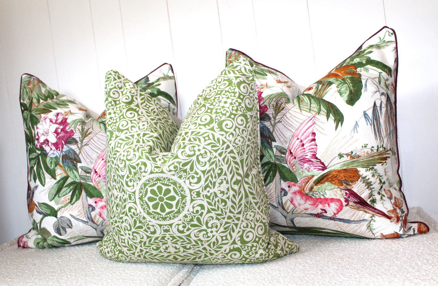 Geometric Printed Feature cushion cover.