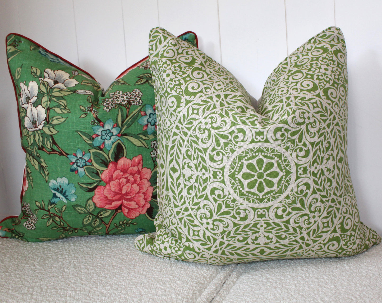 Geometric Printed Feature cushion cover.