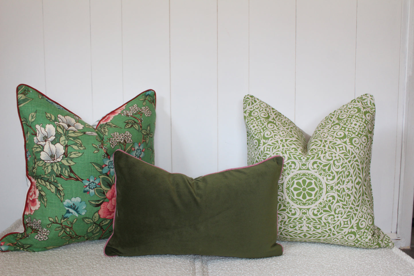 Geometric Printed Feature cushion cover.