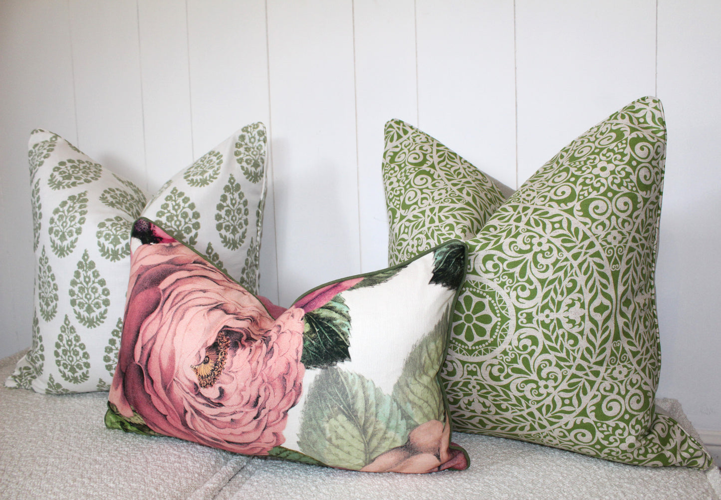 Geometric Printed Feature cushion cover.