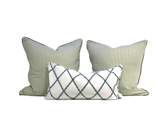 Bundle deal: Embroidered cushions with Feather inserts