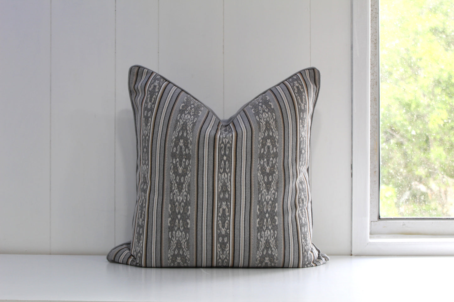 Striped Outdoor Sunbrella Cushion Covers