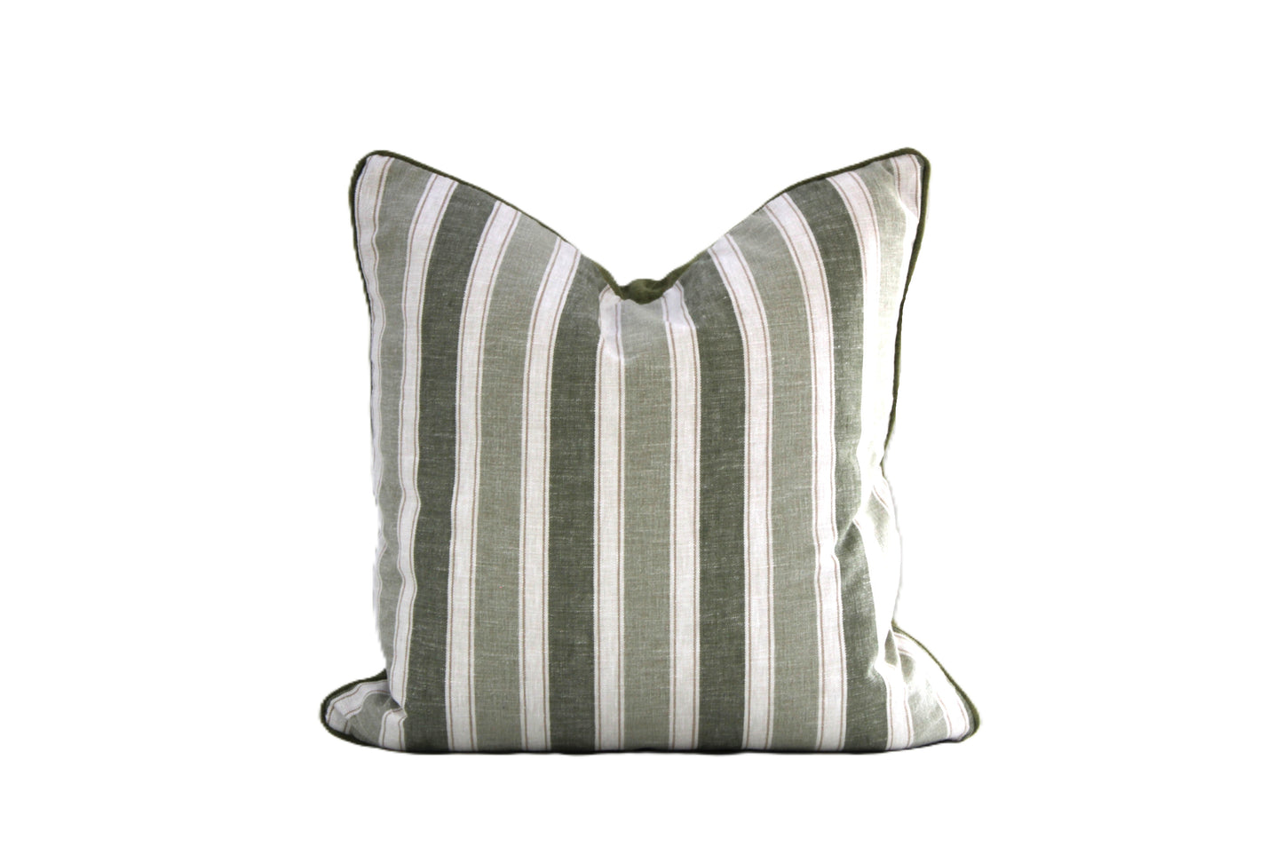 Sage Stripe Cushion Covers