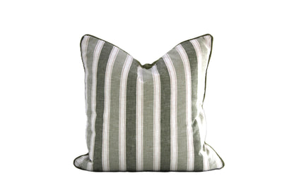 Sage Stripe Cushion Covers