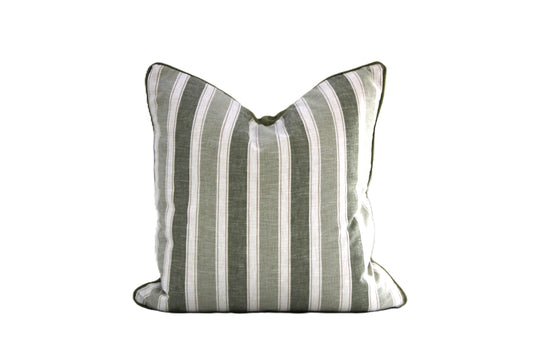 Sage Stripe Cushion Covers